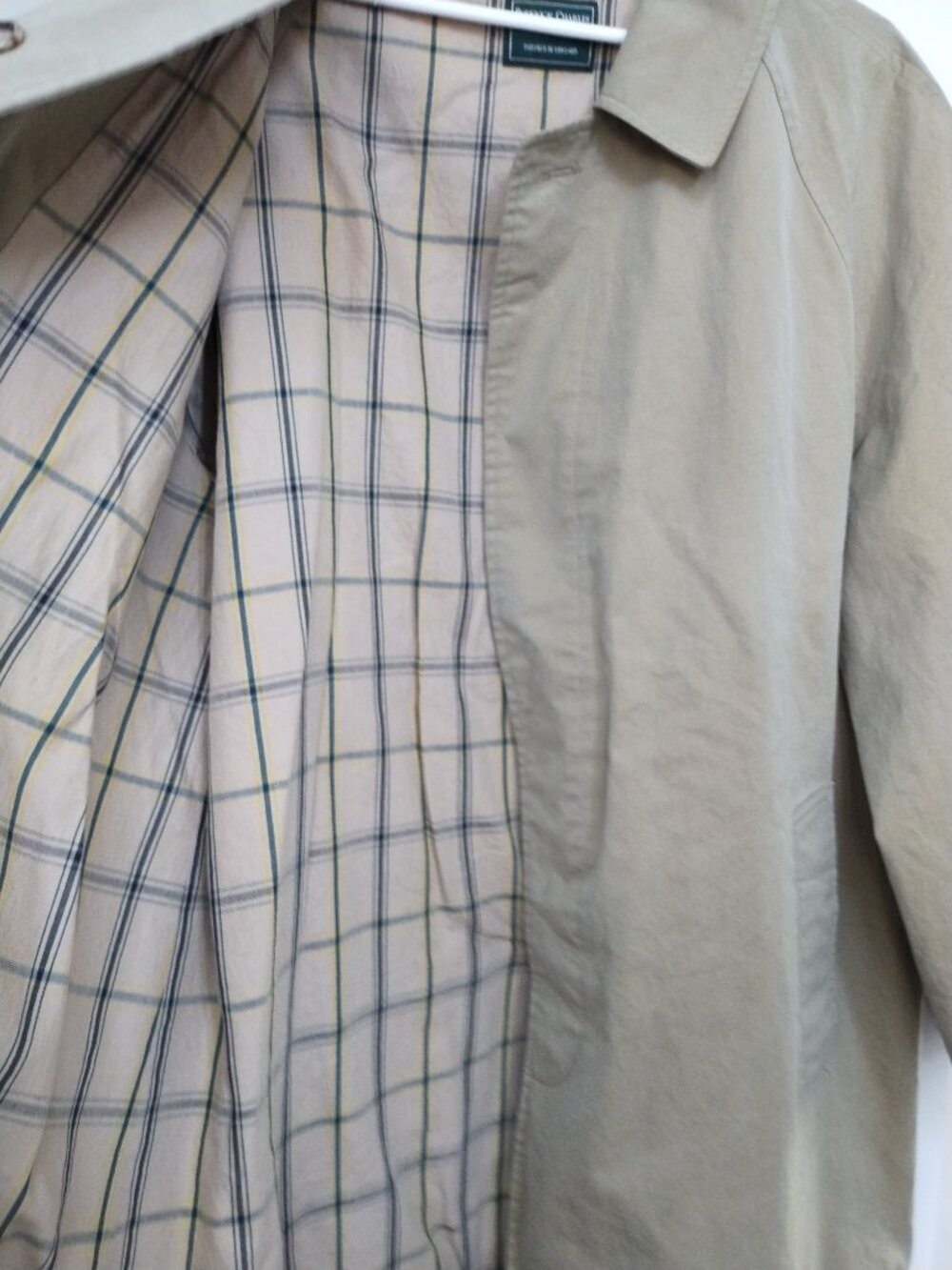 Mens Roderick Charles lined trench coat - Picture 4 of 5